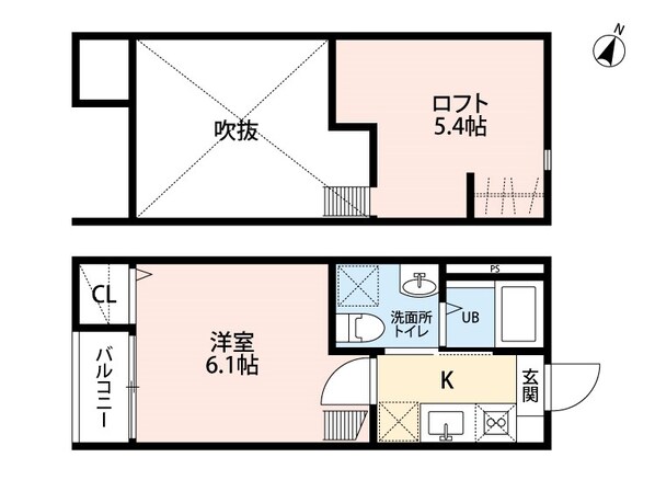 長町駅 徒歩14分 1階の物件間取画像